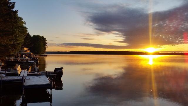 Sunrise on the lake